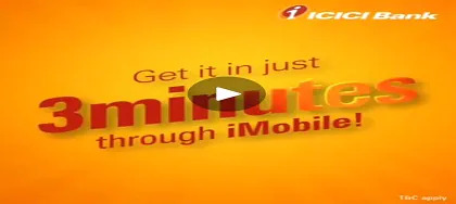 How do I apply for Instant Credit Card on my iMobile Pay app?